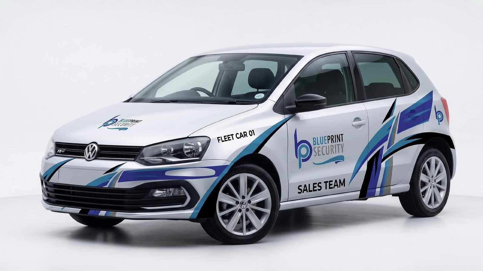 Blueprint Security: Fleet livery that turns patrol cars into brand assets.
